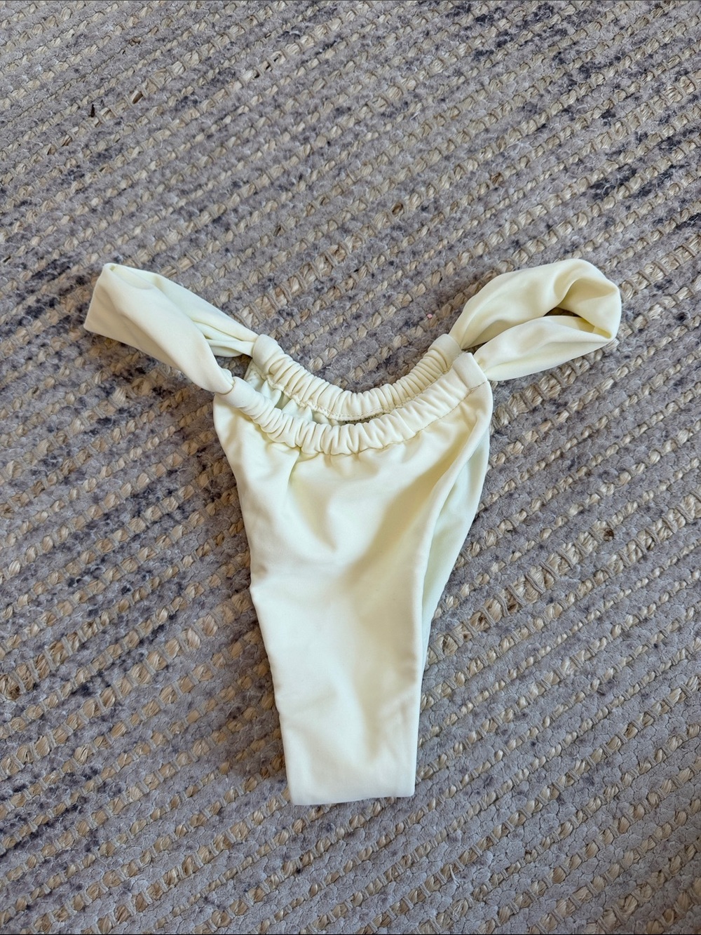 NWOT Montce Cream Sandra Bikini Bottom size M